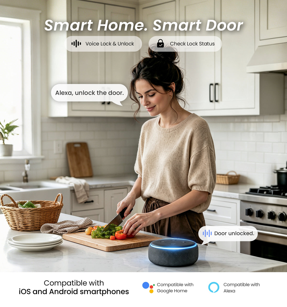 DK012W Wi-Fi Fingerprint Smart Deadbolt Lock