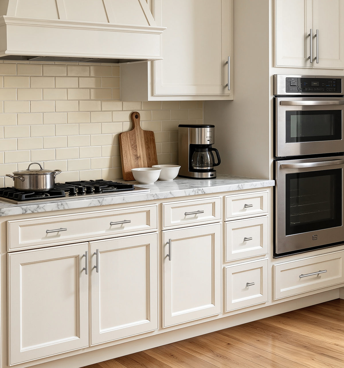 DH-3IN Cabinet Handles 3 Inch Hole Center #Color_Brushed Nickel