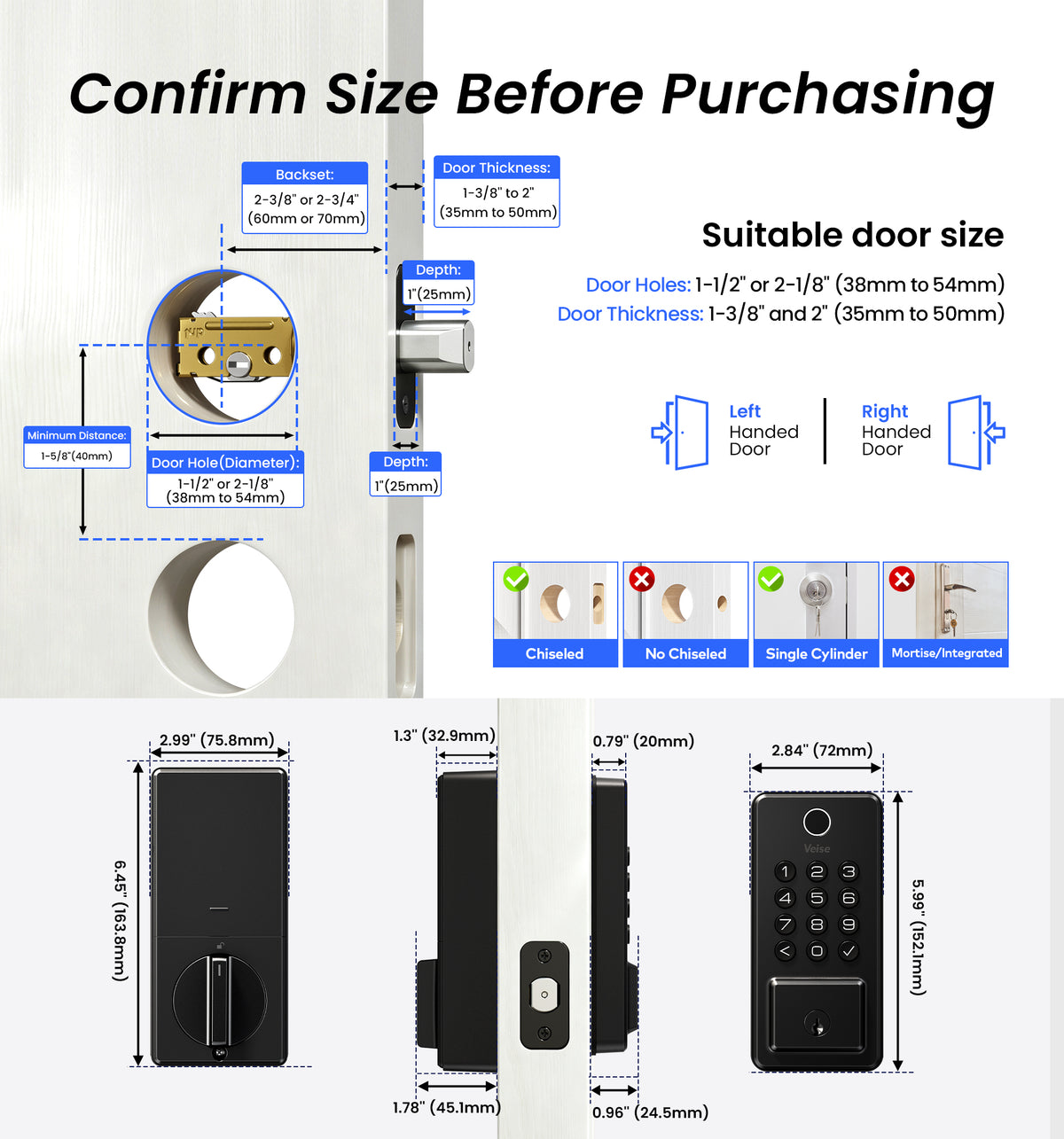 DK012W Wi-Fi Fingerprint Smart Deadbolt Lock