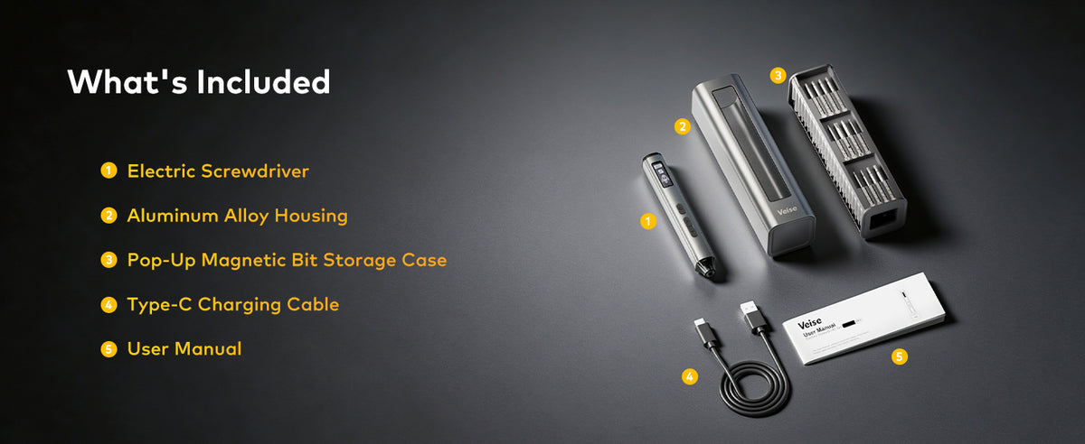 ES01 61-in-1 Mini Electric Precision Screwdriver Set