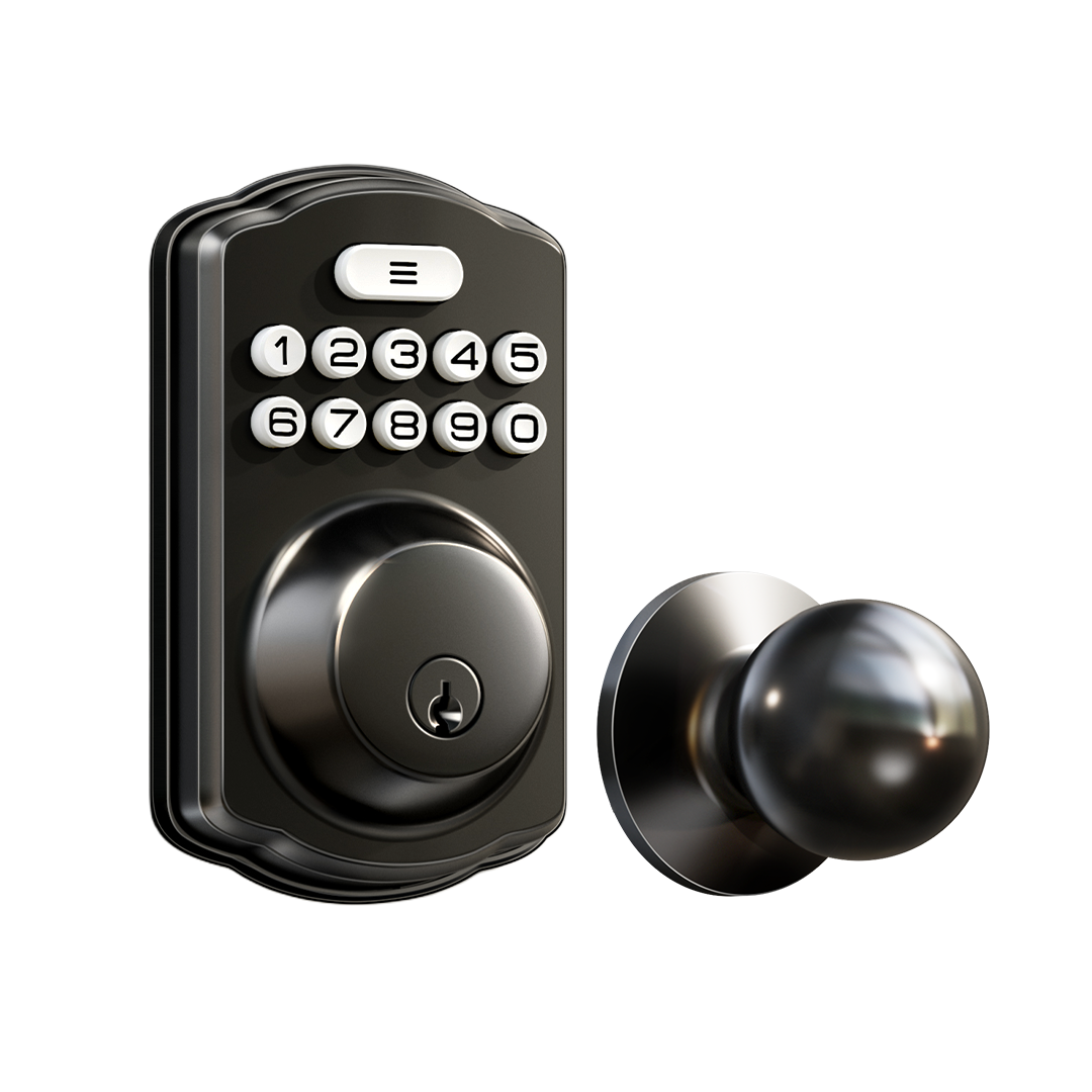Veise KS01C Keypad Deadbolt Lock with Knobs