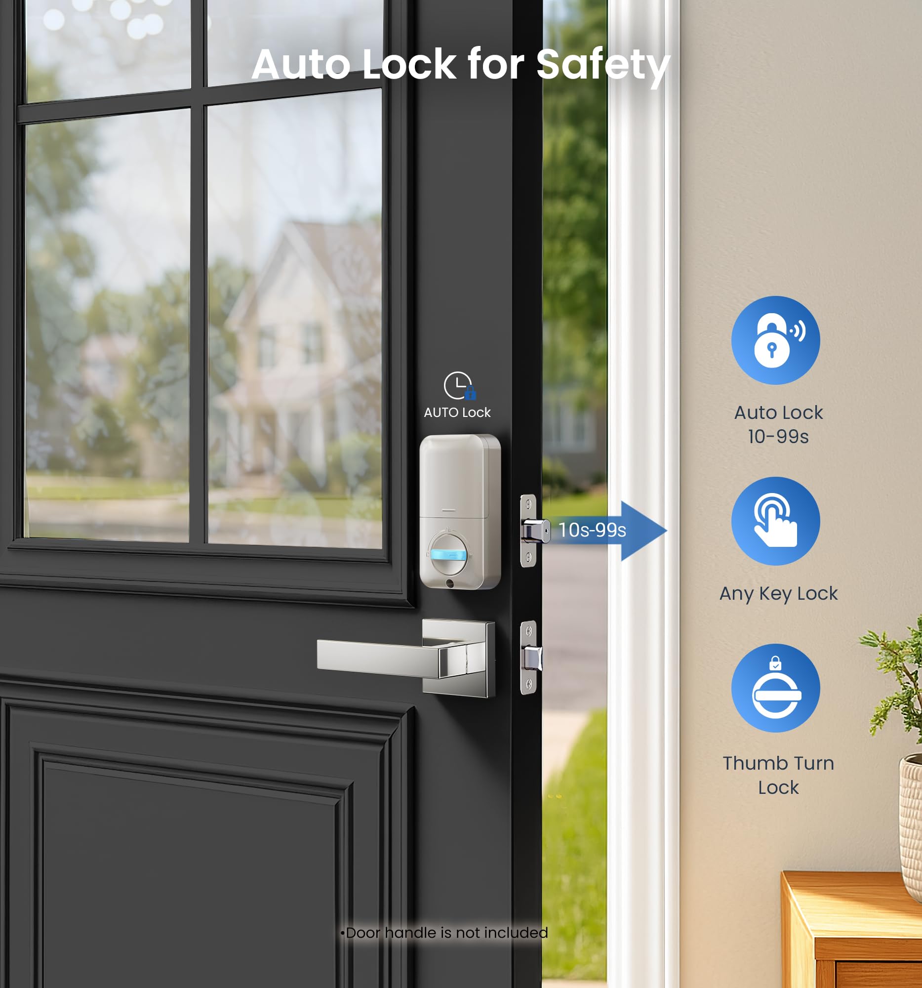 Veise KS02A  Fingerprint Keypad Deadbolt Lock