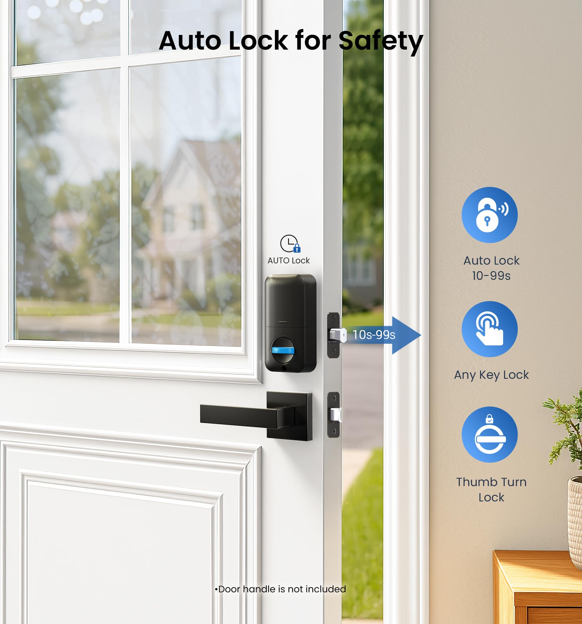 Veise KS02A  Fingerprint Keypad Deadbolt Lock