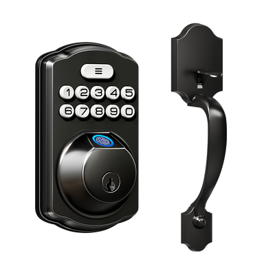Veise KS02D Fingerprint Door Lock with Handle Set
