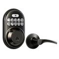 Veise RZ-C Keyless Entry Door Lock with 2 Lever Handles