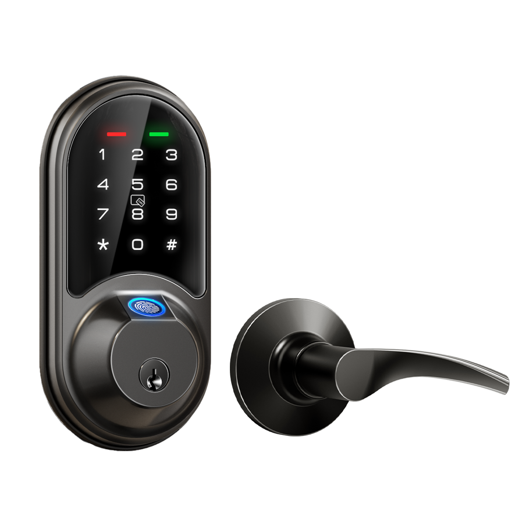 Veise RZ07B Fingerprint Smart Lock with Levers