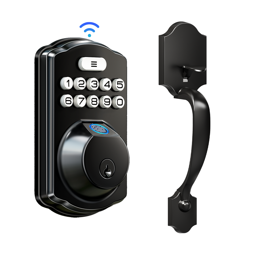 Veise VE012W-H Wi-Fi Fingerprint Smart Door Lock with Handleset