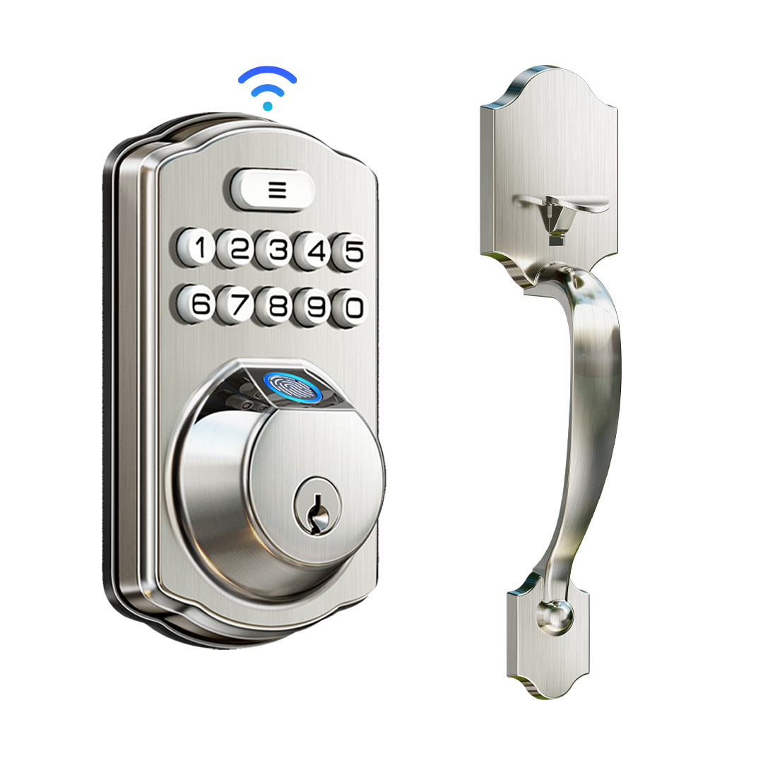 Veise VE012W-H Wi-Fi Fingerprint Smart Door Lock with Handleset