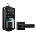 Veise VE027-L Built-in WiFi Smart Lock with Handles Fingerprint keyless Entry