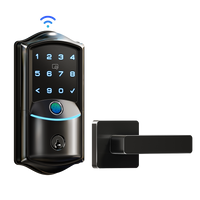 Veise VE027-L Built-in WiFi smart Door Lock withLever Handle Set Fingerprint