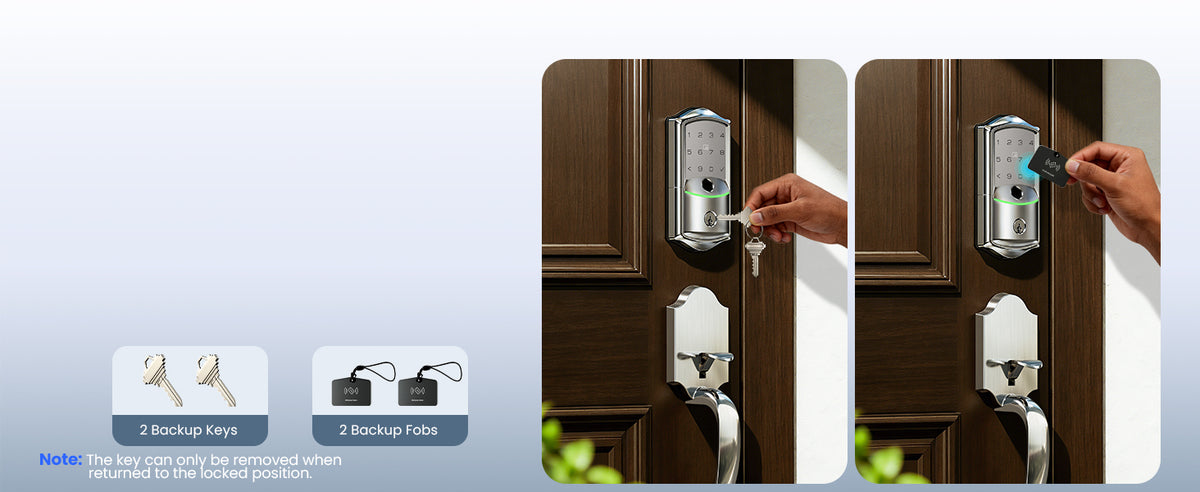 VE027 Built-in Wi-Fi Fingerprint Smart Door Lock