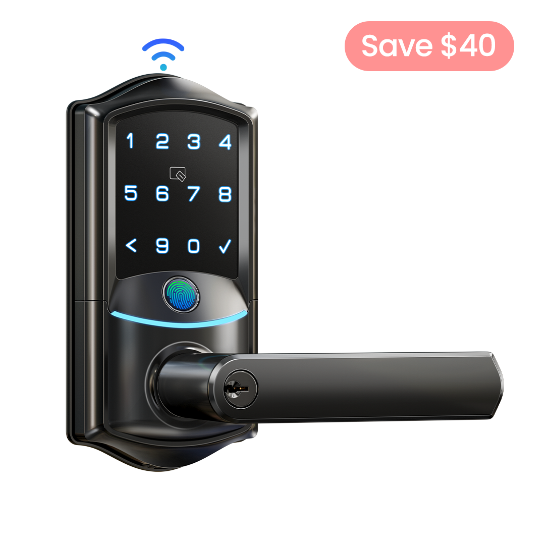 Veise VE029 Built-in WiFi Fingerprint Smart Lever Lock