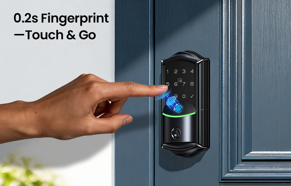 VE027 Built-in Wi-Fi Fingerprint Smart Door Lock