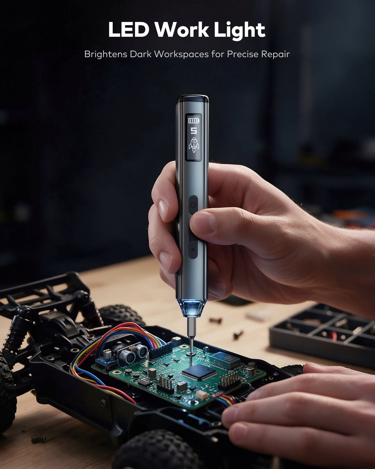 Veise ES01 61-in-1 Mini Electric Precision Screwdriver Set – 14