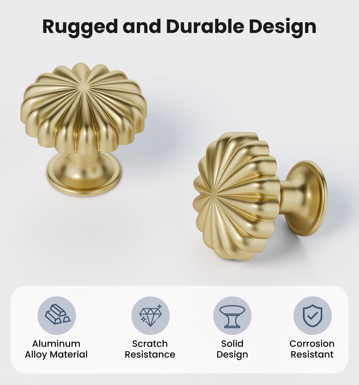 NK-AL03 Drawer Knobs – Brushed Gold #Color_Brushed Gold