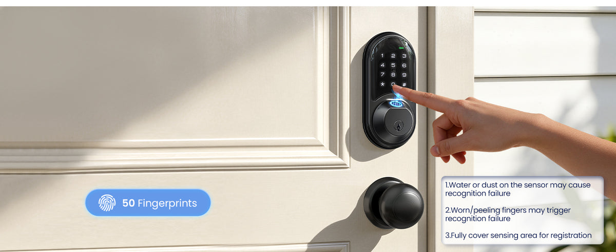 RZ07 Fingerprint & Keypad Smart Lock