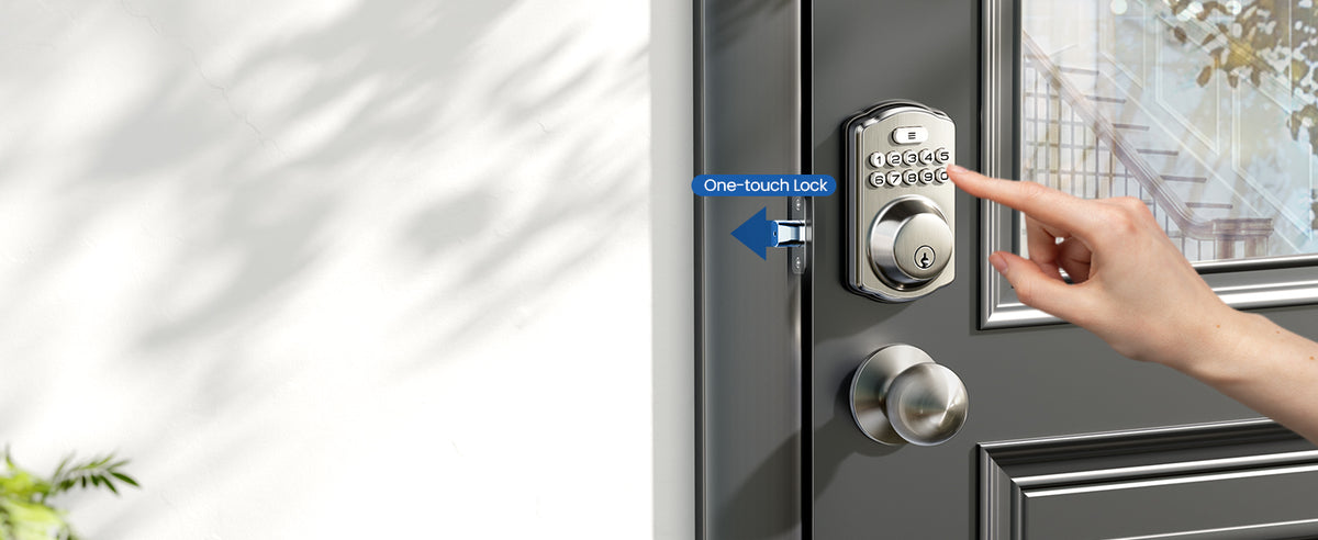 KS01C Keypad Deadbolt Lock with Knobs