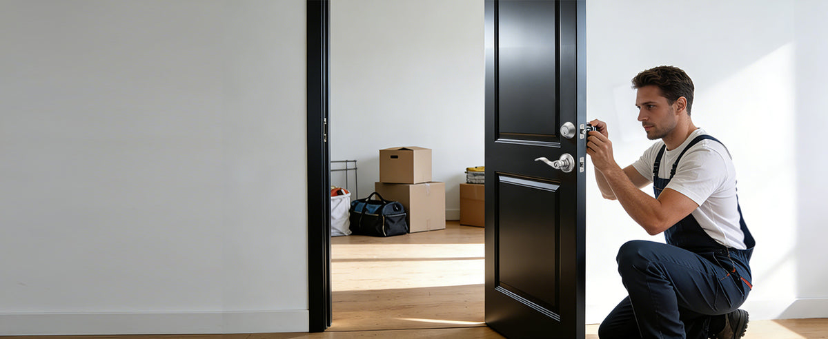 DL01-S Lever lock with deadbolt set