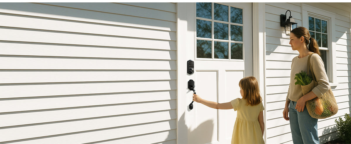 VE017G-H Wi-Fi Smart Fingerprint Front Door Lock Set