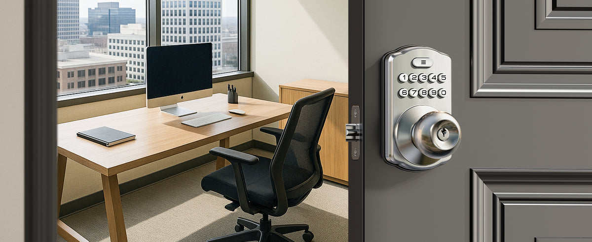 KS03 Keypad Door Knob Lock