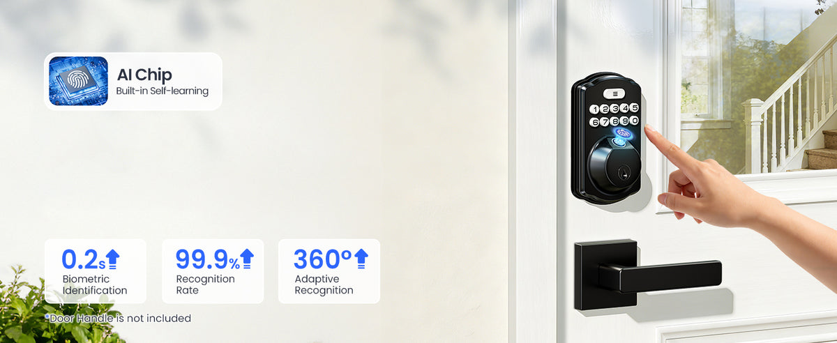 VE012W Built-in Wi-Fi Fingerprint Smart Lock