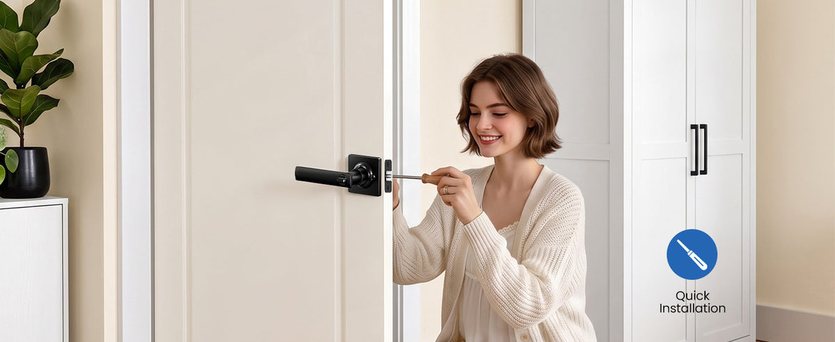 LY01-F Square Privacy Door Lever