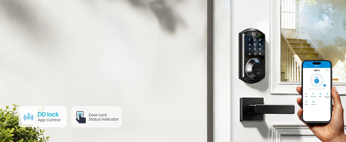 VE07-L Fingerprint Smart Lock with Levers