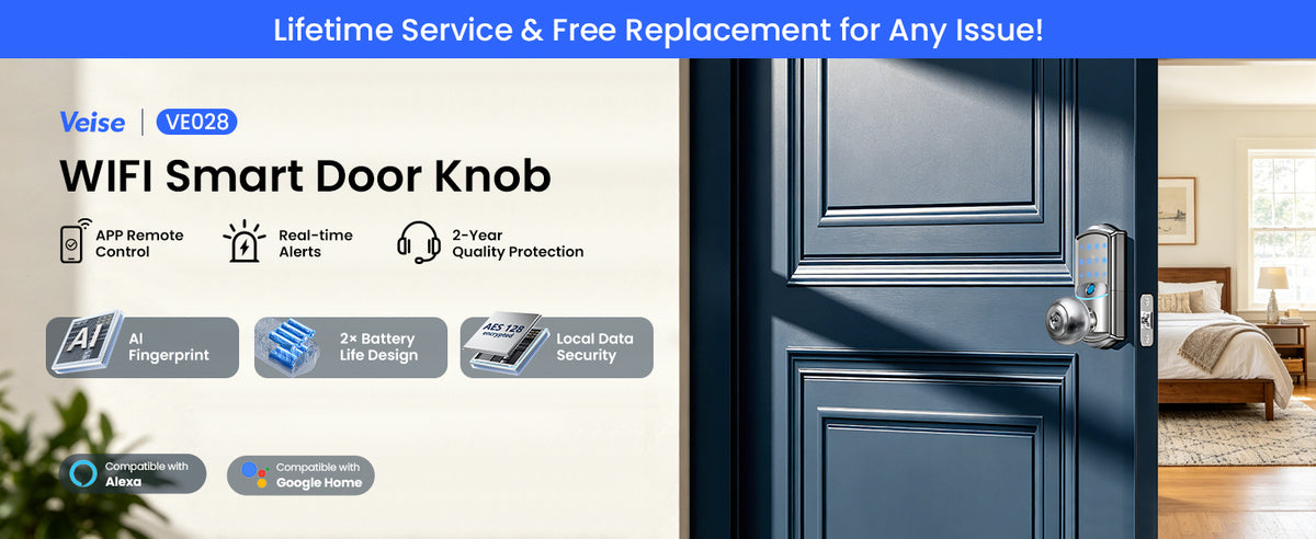VE028 Built-in Wi-Fi Smart Lock with Knob