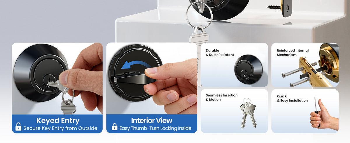 D01 Single Cylinder Deadbolt