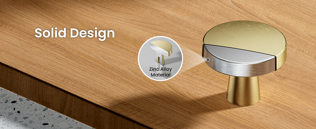 NK-1.16IN Cabinet Knobs 1-1/4 Inch  Zinc  Cabinet Handles