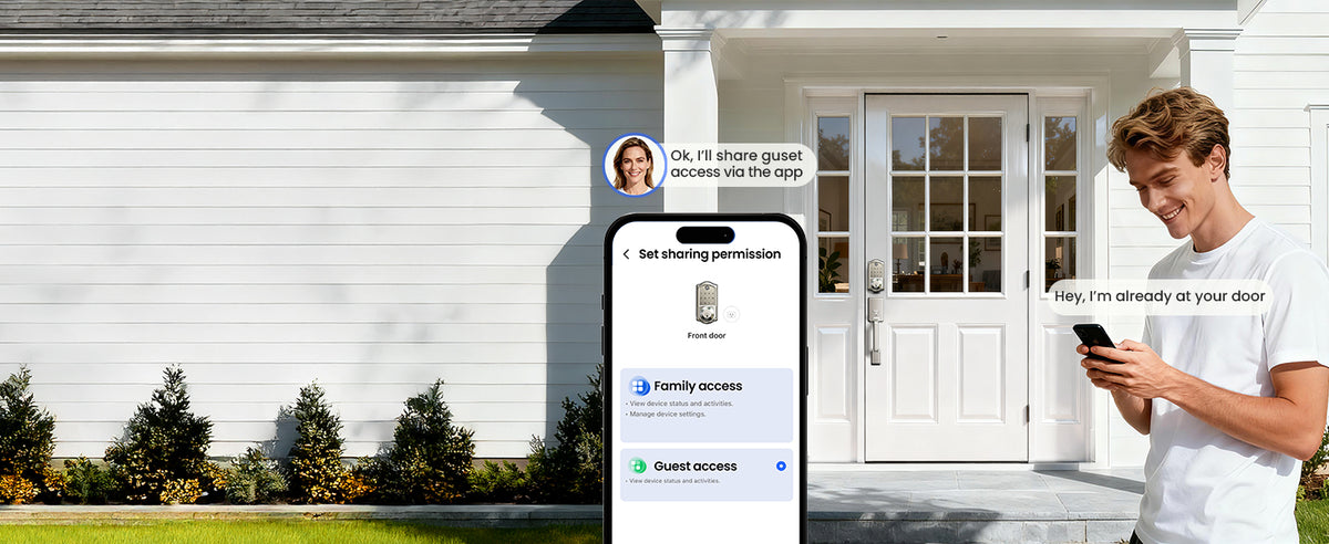VE017-D Fingerprint Smart Front Door Lock Set