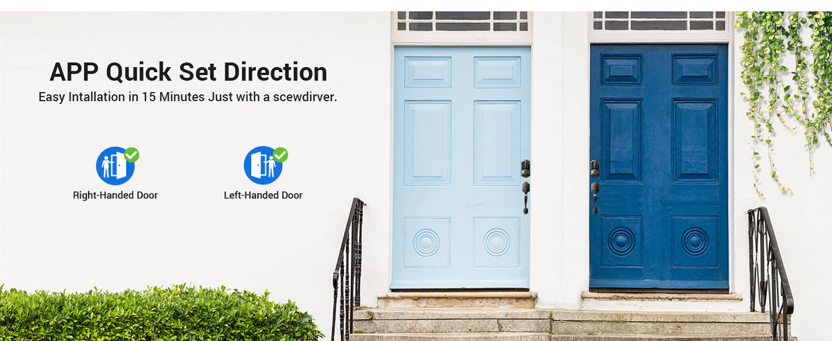 VE07-H Fingerprint Smart Lock with Handles