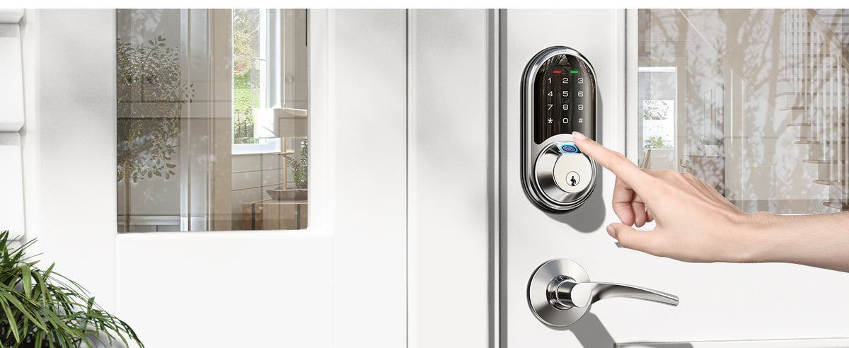RZ07B Fingerprint Smart Lock with Levers