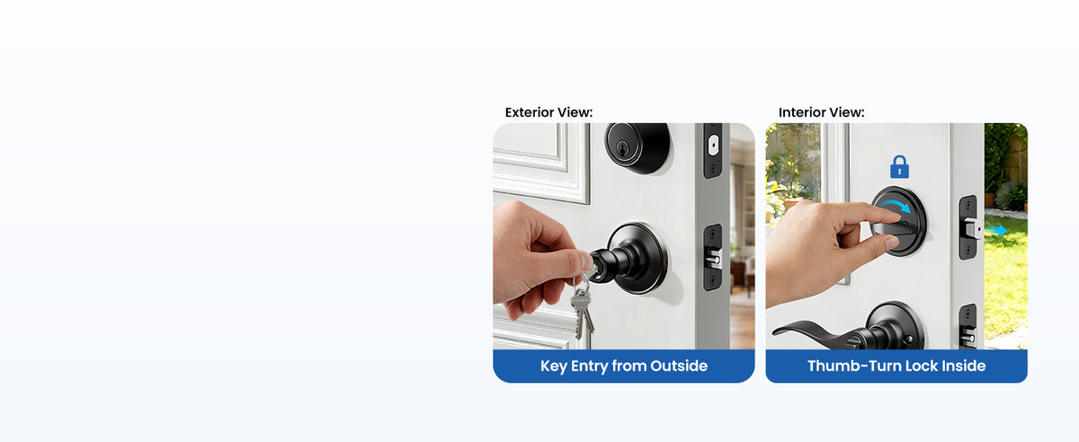 DL01-S Lever lock with deadbolt set