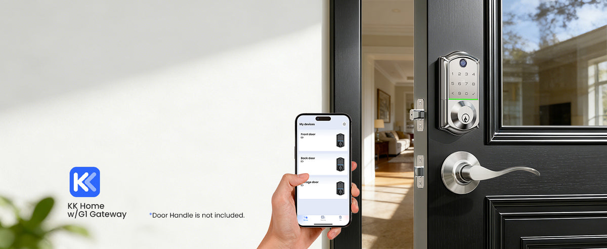 VE017 Fingerprint Smart Door Lock with App Control