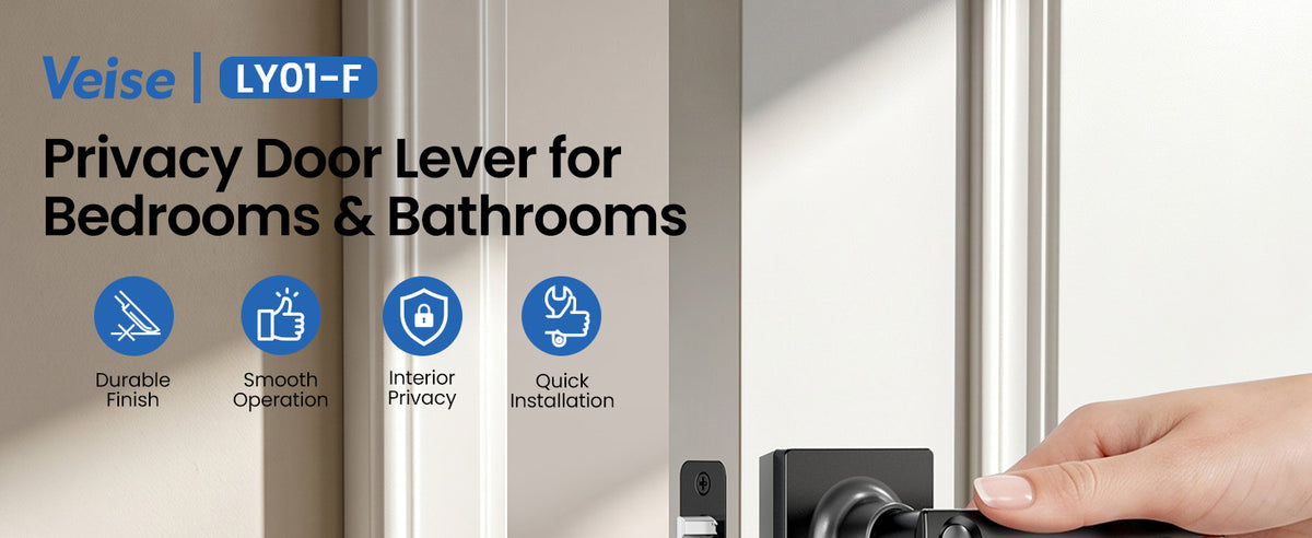 LY01-F Square Privacy Door Lever