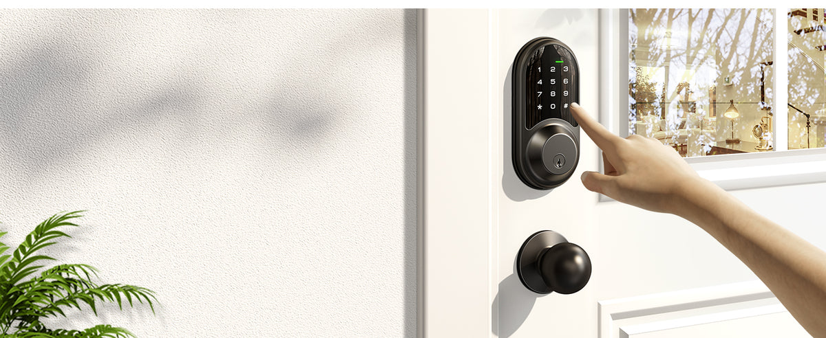 RZ06C Keypad Smart Lock with Knobs