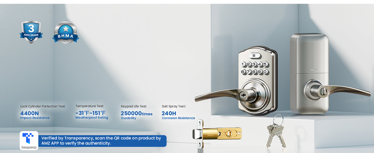 KS04 Keypad Door Lock with Handle