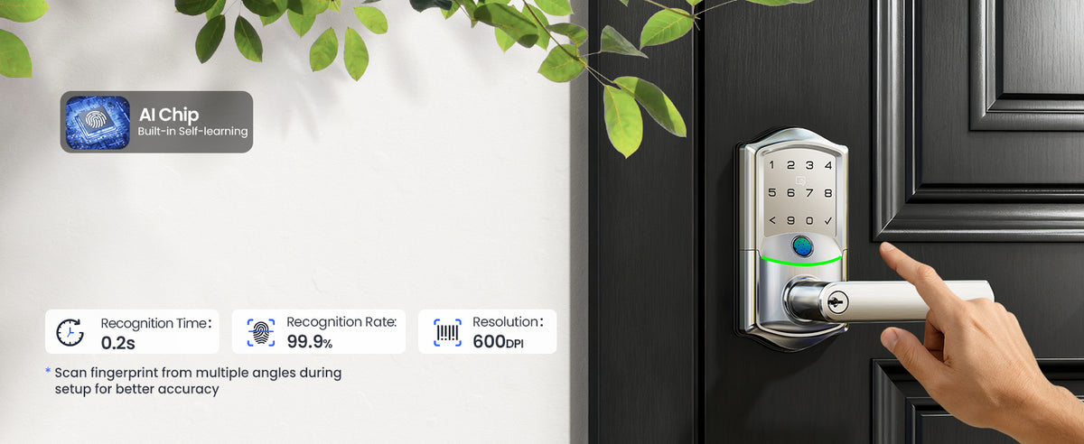 VE029 Wi-Fi Smart Lever Lock with Digital Keypad