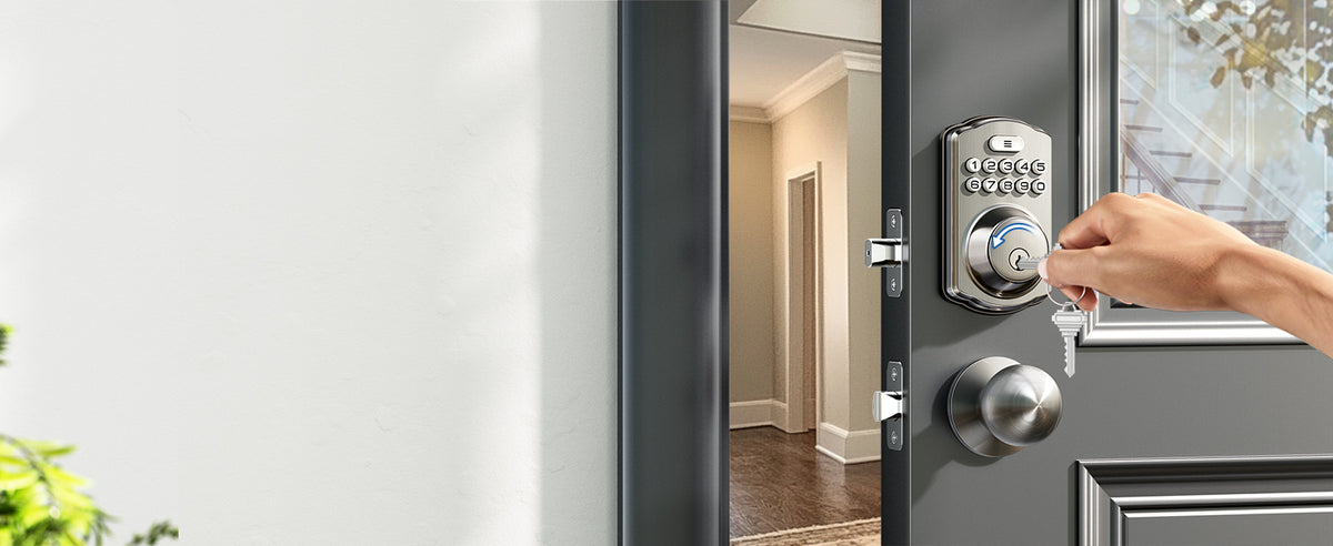 KS01C Keypad Deadbolt Lock with Knobs
