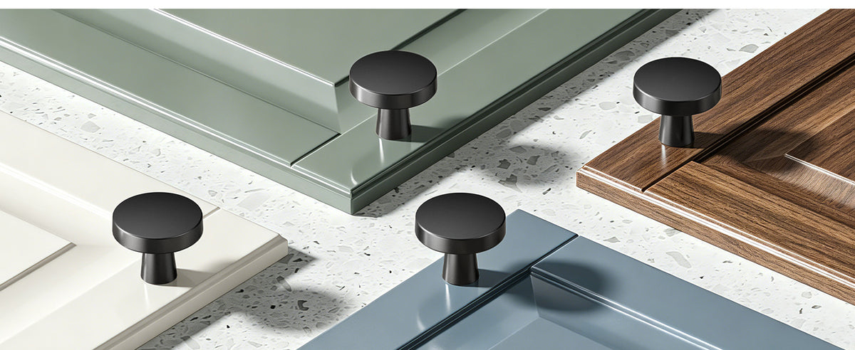 NK-AL01 1-1/4 Inch Round Kitchen Cabinet Knobs