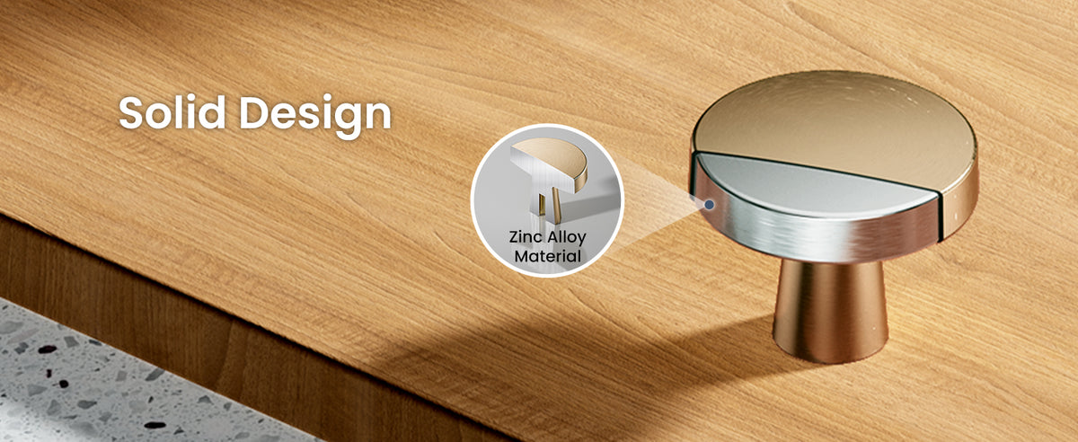 NK-1.16IN Cabinet Knobs 1-1/4 Inch  Zinc  Cabinet Handles