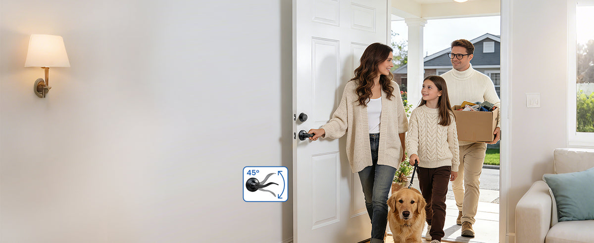 DL01-C Keyed Alike Front Door Lever