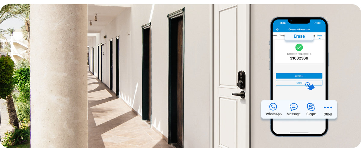 RZ06 Keyless Entry Smart Lock with App Control