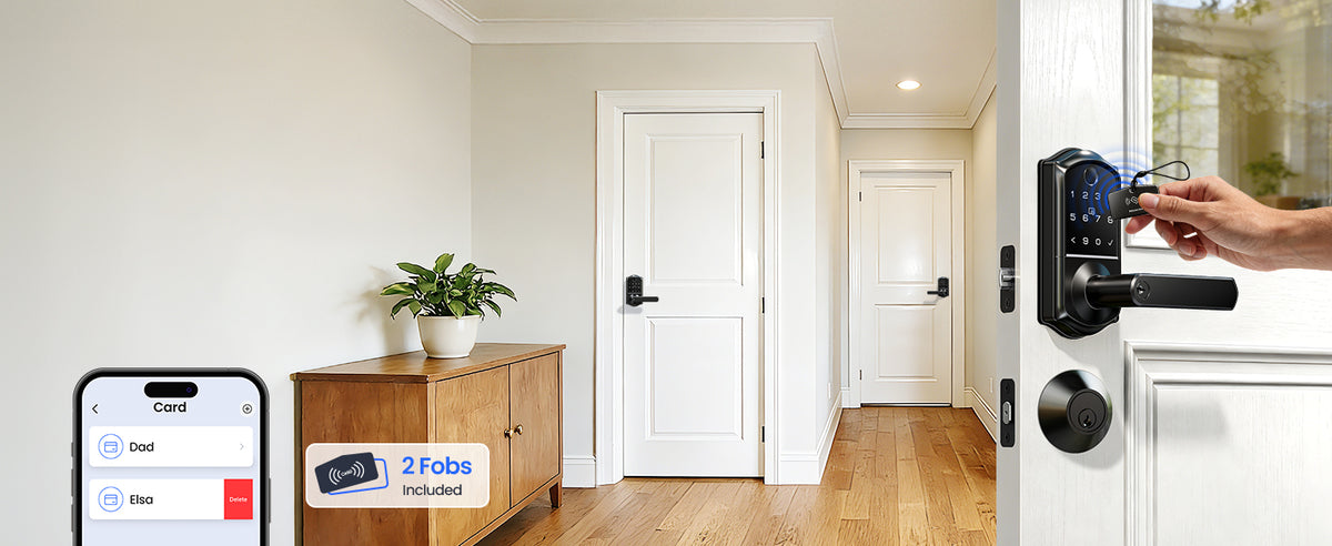 VE019 Fingerprint Smart Lever Lock