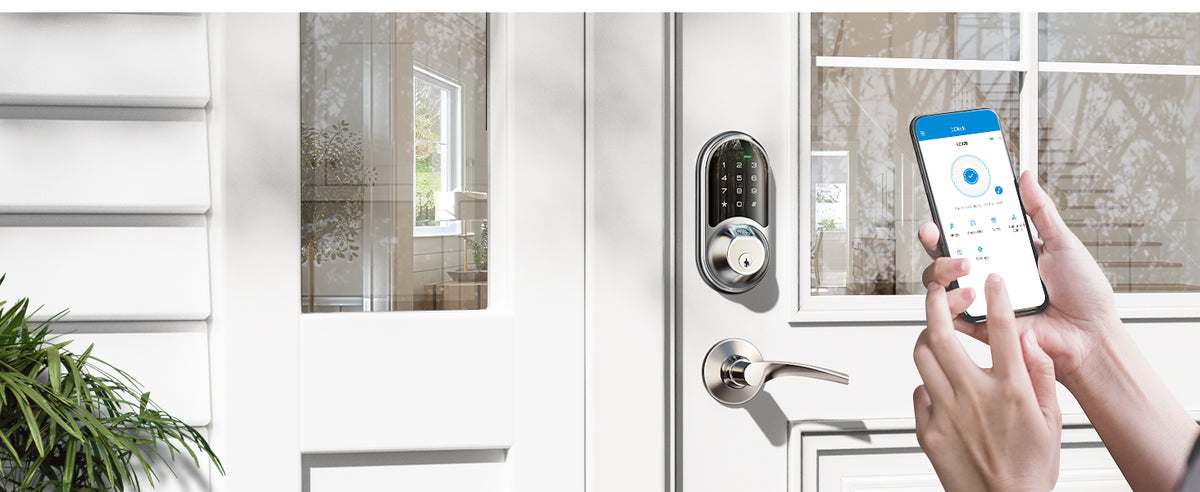 RZ07B Fingerprint Smart Lock with Levers