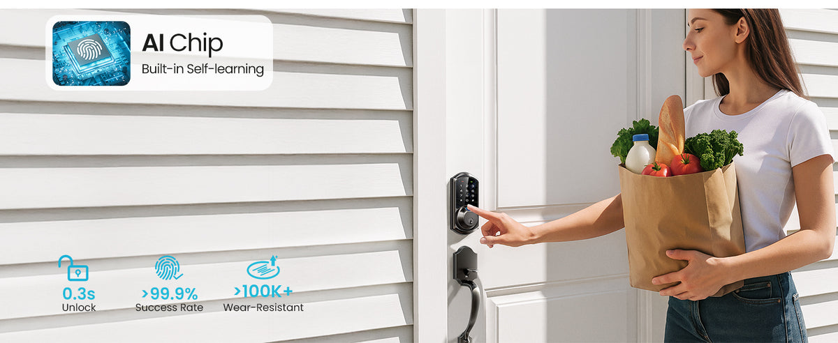 VE07 Fingerprint & Keypad Smart Lock