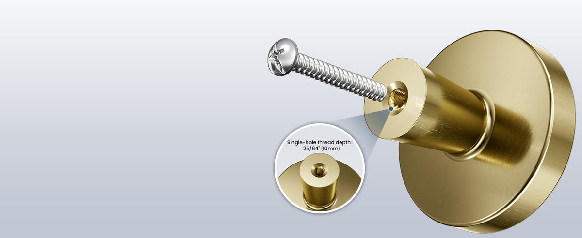 NK-AL01 1-1/4 Inch Round Kitchen Cabinet Knobs