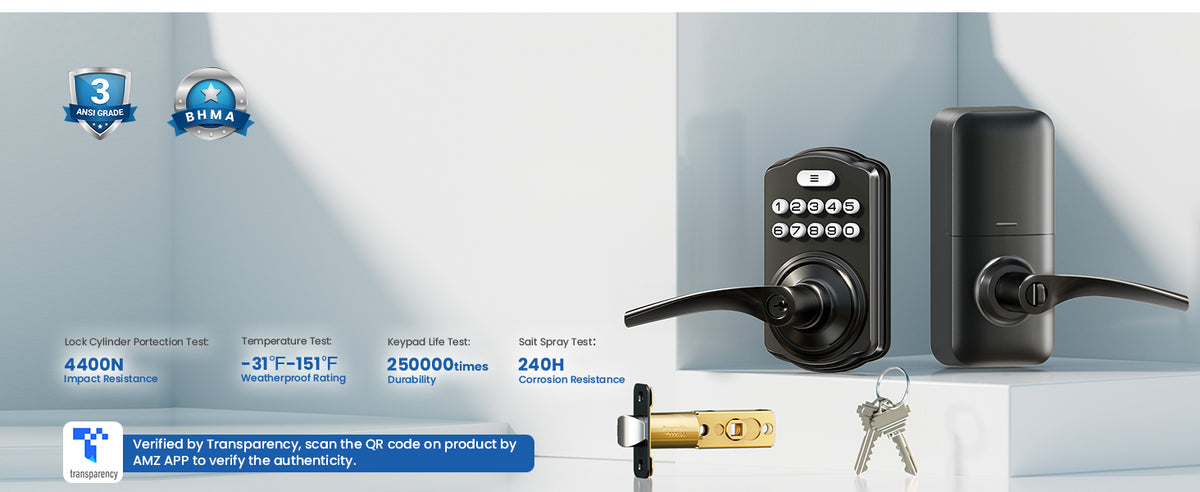 KS04 Keypad Door Lock with Handle