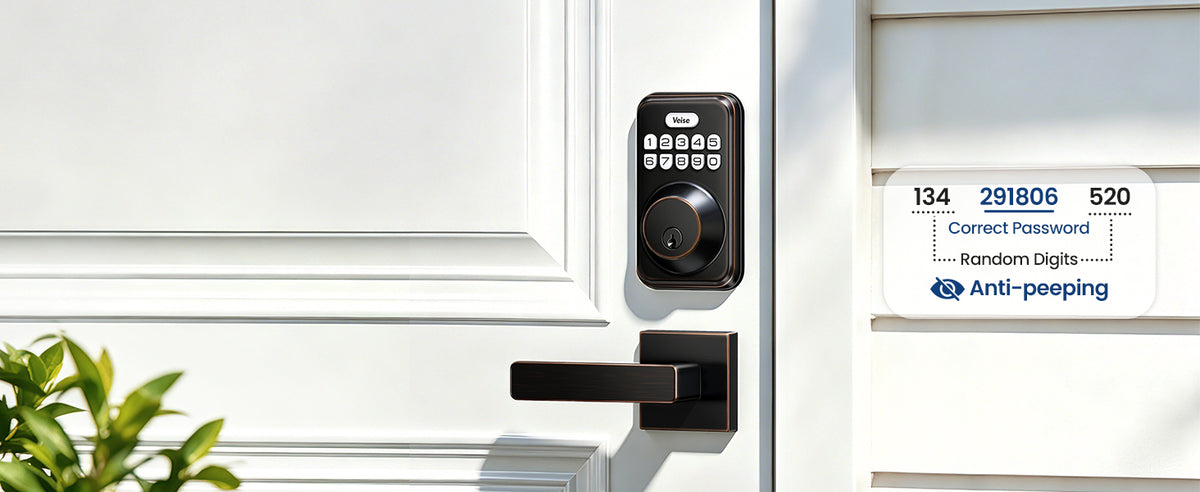 DK01-B Keyless Entry Deadbolt Lock with Handle Set